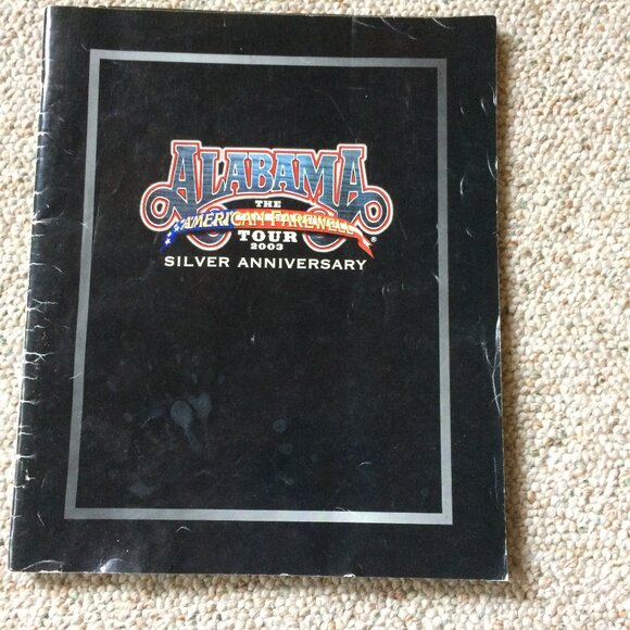 Alabama Concert Program Book & Photo Reprint - Picture 1 of 4